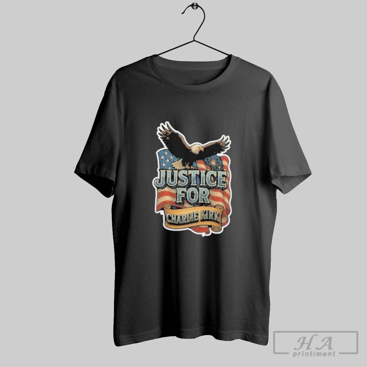 Justice Charlie Kirk Eagle American Flag Shirts Tank Top Vintage