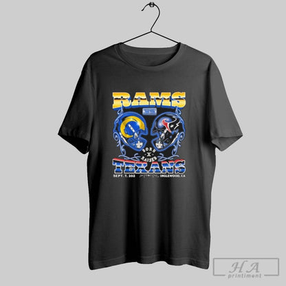 Los Angeles Rams Vs Texans 2025 Week 1 Matchup Sweatshirt Trendy