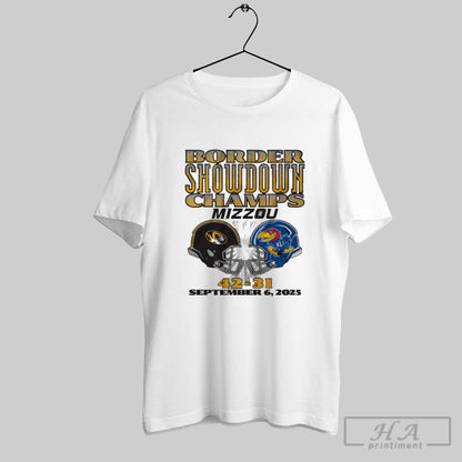 Missouri Tigers Vs Kansas Jayhawks 42 31 September 6 2025 Border