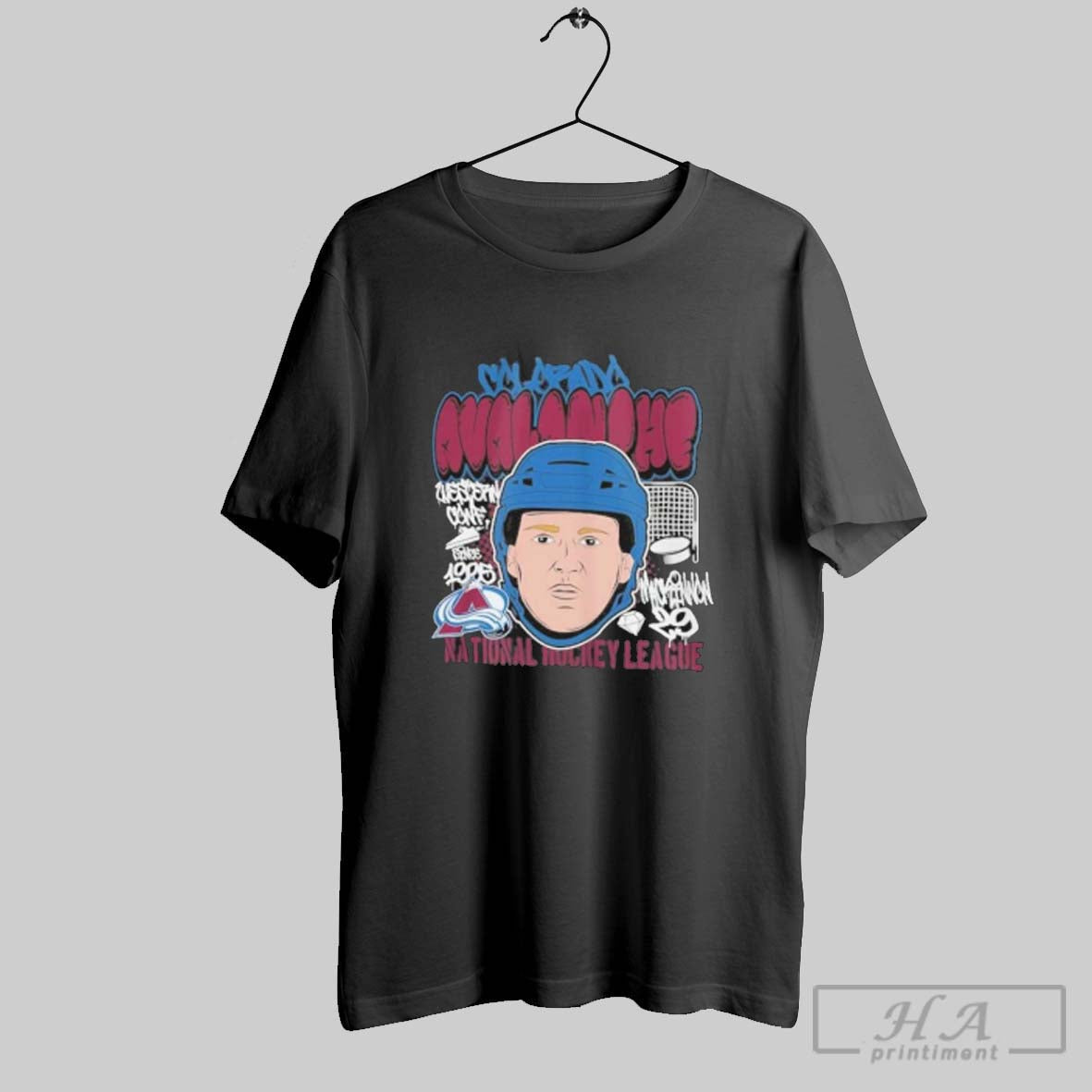 Nathan Mackinnon Colorado Avalanche Caricature Tee Elegant Outfit