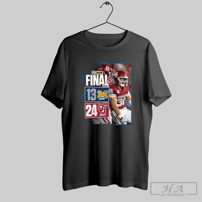 Oklahoma Sooners Win 24 13 Michigan Poster TShirt Designer Design