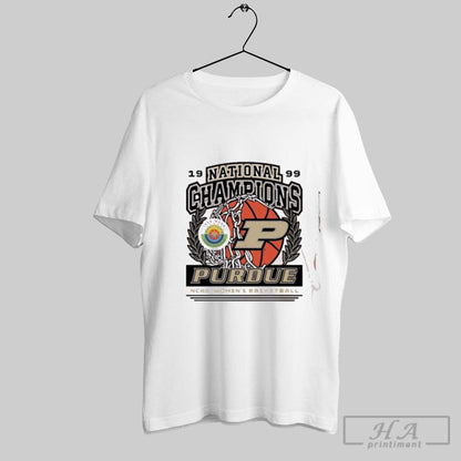 Purdue Boilermakers Womens Basketball 1999 Ncaa Champions Shirts Tee