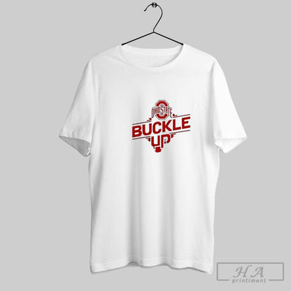 Ohio State Buckle Up Hoodie Retro Merch