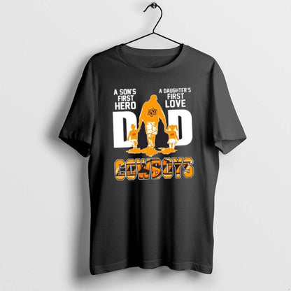 Oklahoma State Cowboys Sons First Hero Daughters First Love Dad Tank