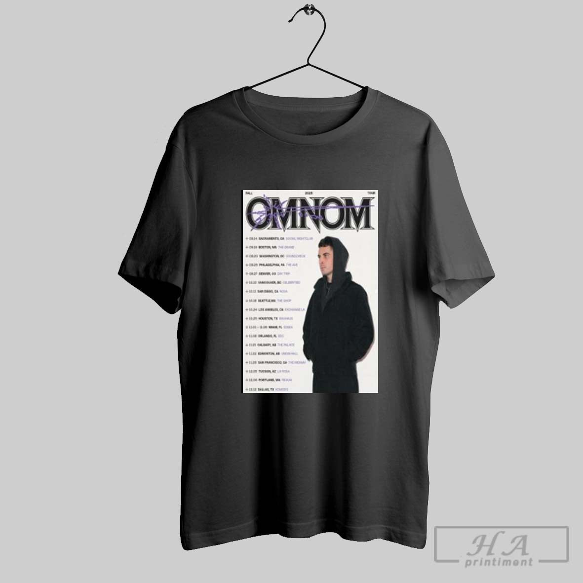 Omnom Fall Tour 2025 Tank Top Unique Art