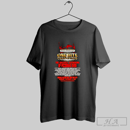 One Bite Pizza Fest 2025 Icons Shirt Retro Apparel