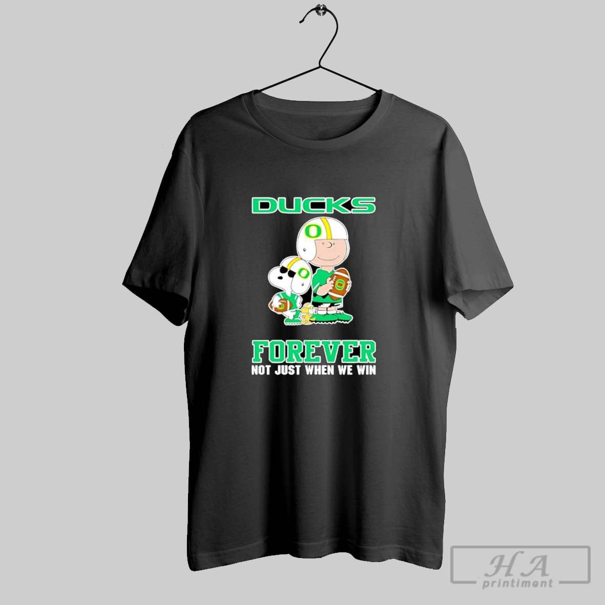 Oregon Ducks Charlie Brown Cartoon Forever Shirt Retro Apparel