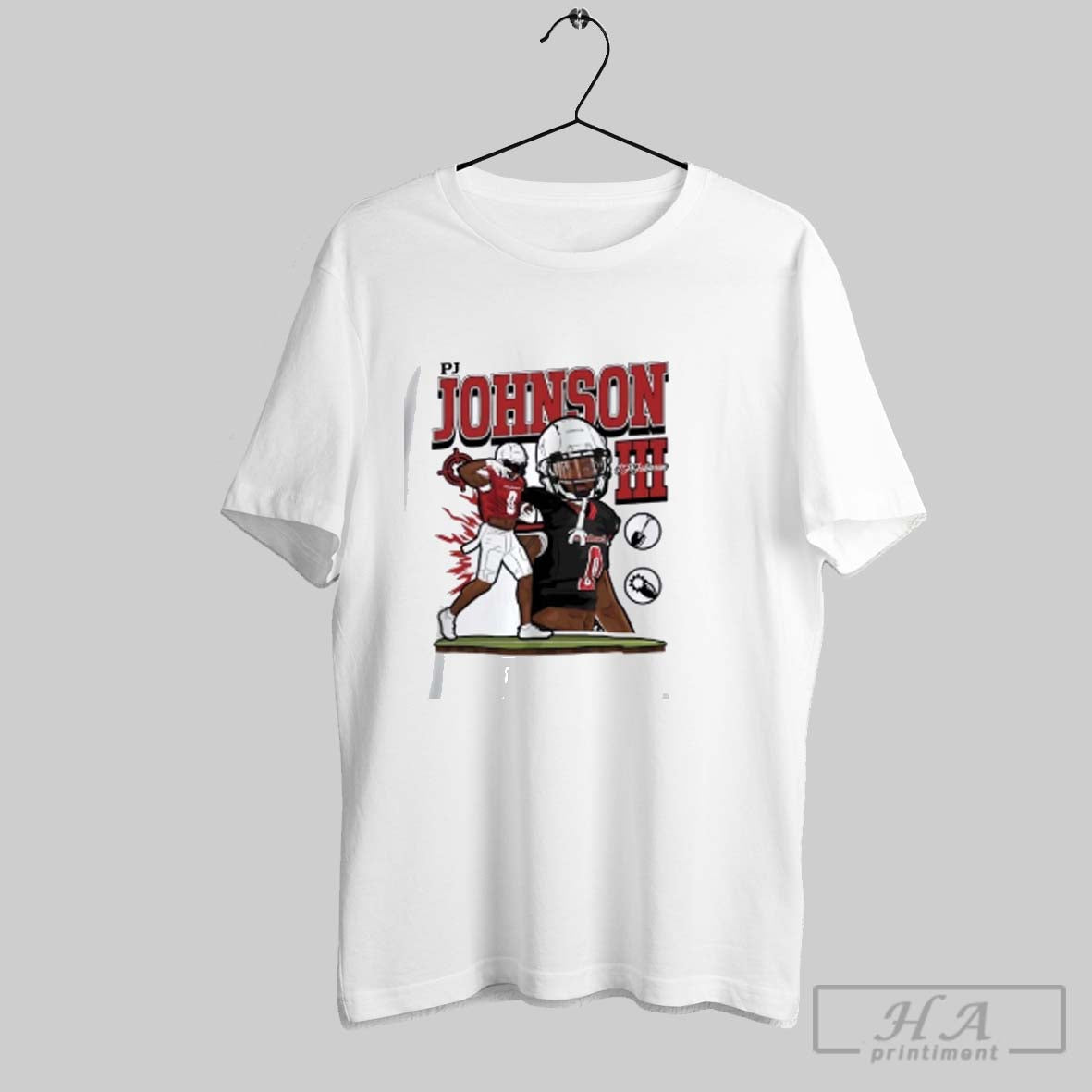 Pj Walker Johnson Houston Roughnecks Tee Elegant Outfit