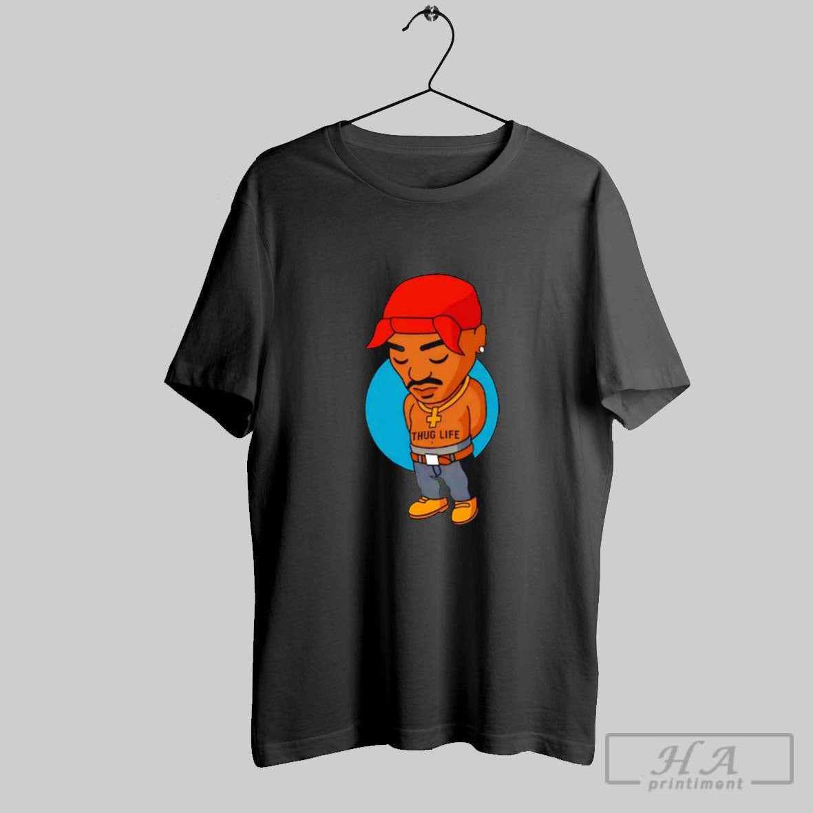 Pac Rapper Thug Life Chibi Shirt Premium Design