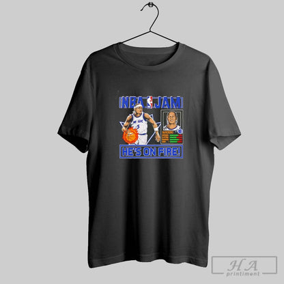 Paolo Banchero Orlando Magic Nba Jam Hes Fire Tank Top Premium Fashion