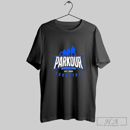 Parkour Hardcore Team Scranton Est 2009 Long Sleeve Authentic