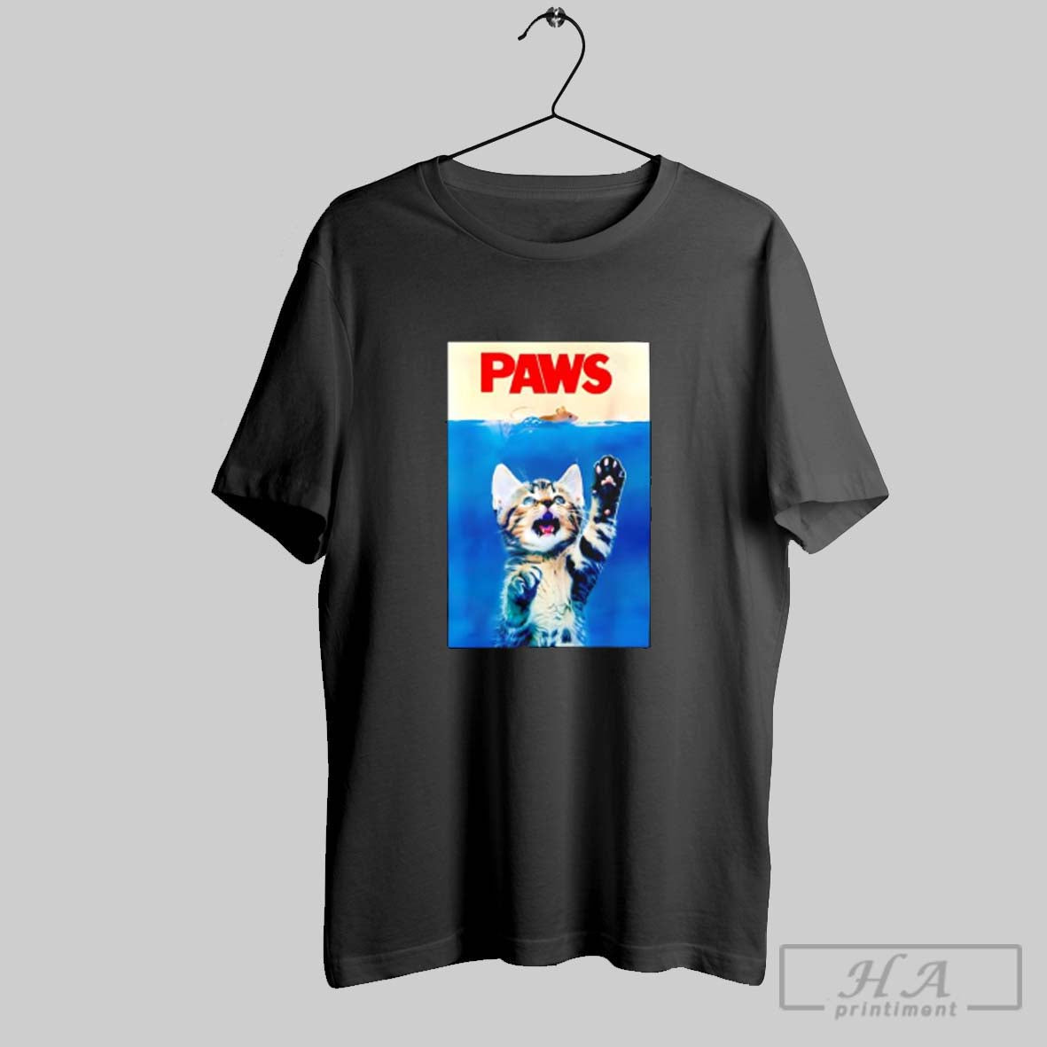 Paws Parody Cat Kitten Shark Mouse Poster Hoodie Exclusive Art