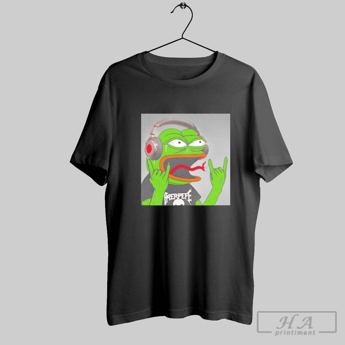 Pepe Frog Headphone Meme Hoodie Stylish Apparel
