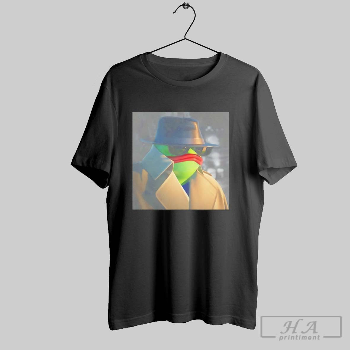 Pepe Frog As Detective Meme TShirt Classic Outfit