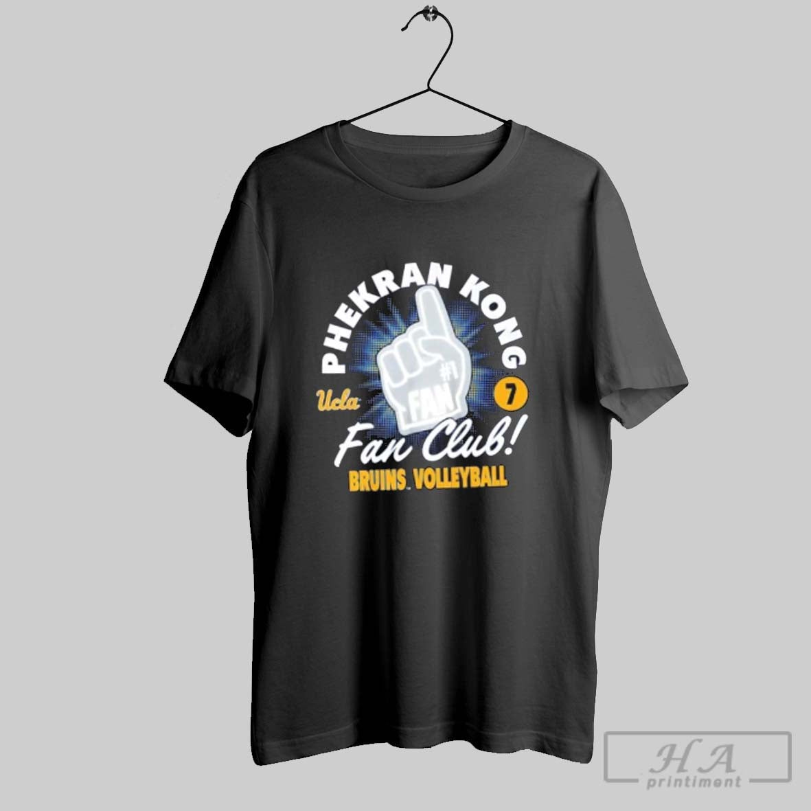 Phekran Kong Ucla Bruins Volleyball Club TShirt Exclusive Art