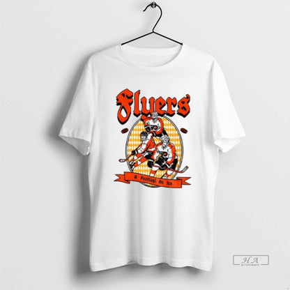 Philadelphia Flyers Nhl Hockey Festival Ice October Long Sleeve Retro