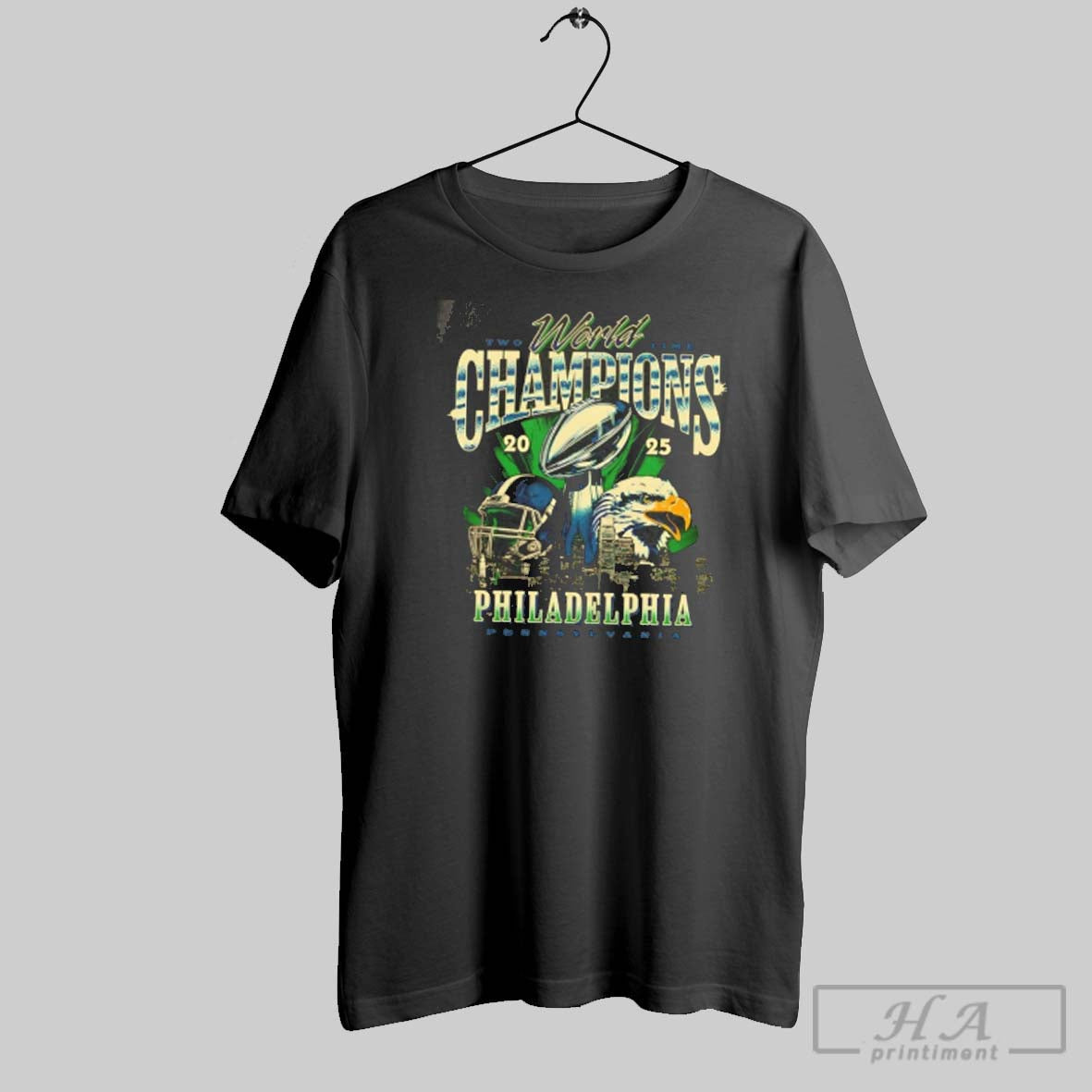 Philadelphia Pennsylvania 2025 World Champions Two Time Shirt