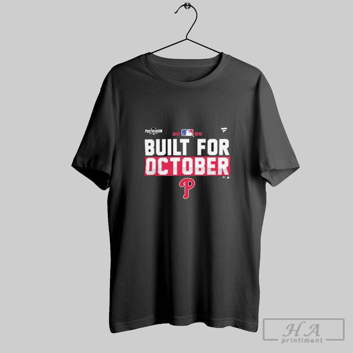 Philadelphia Phillies 2025 Mlb Postseason Built October Tee Vintage