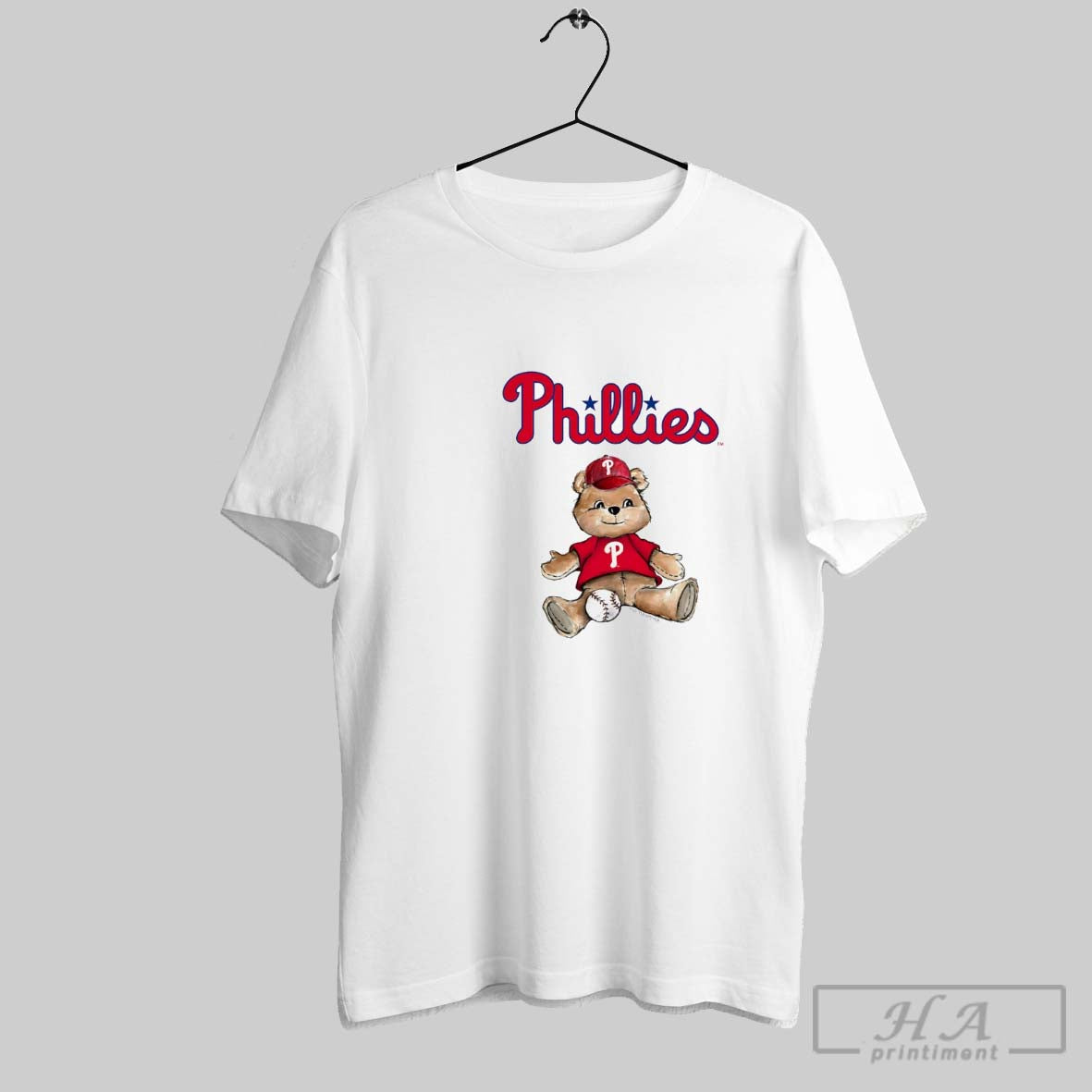 Philadelphia Phillies Teddy Bear Tee Retro Outfit