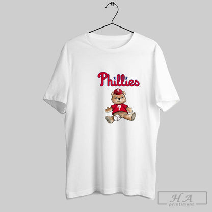 Philadelphia Phillies Teddy Bear Tee Retro Outfit