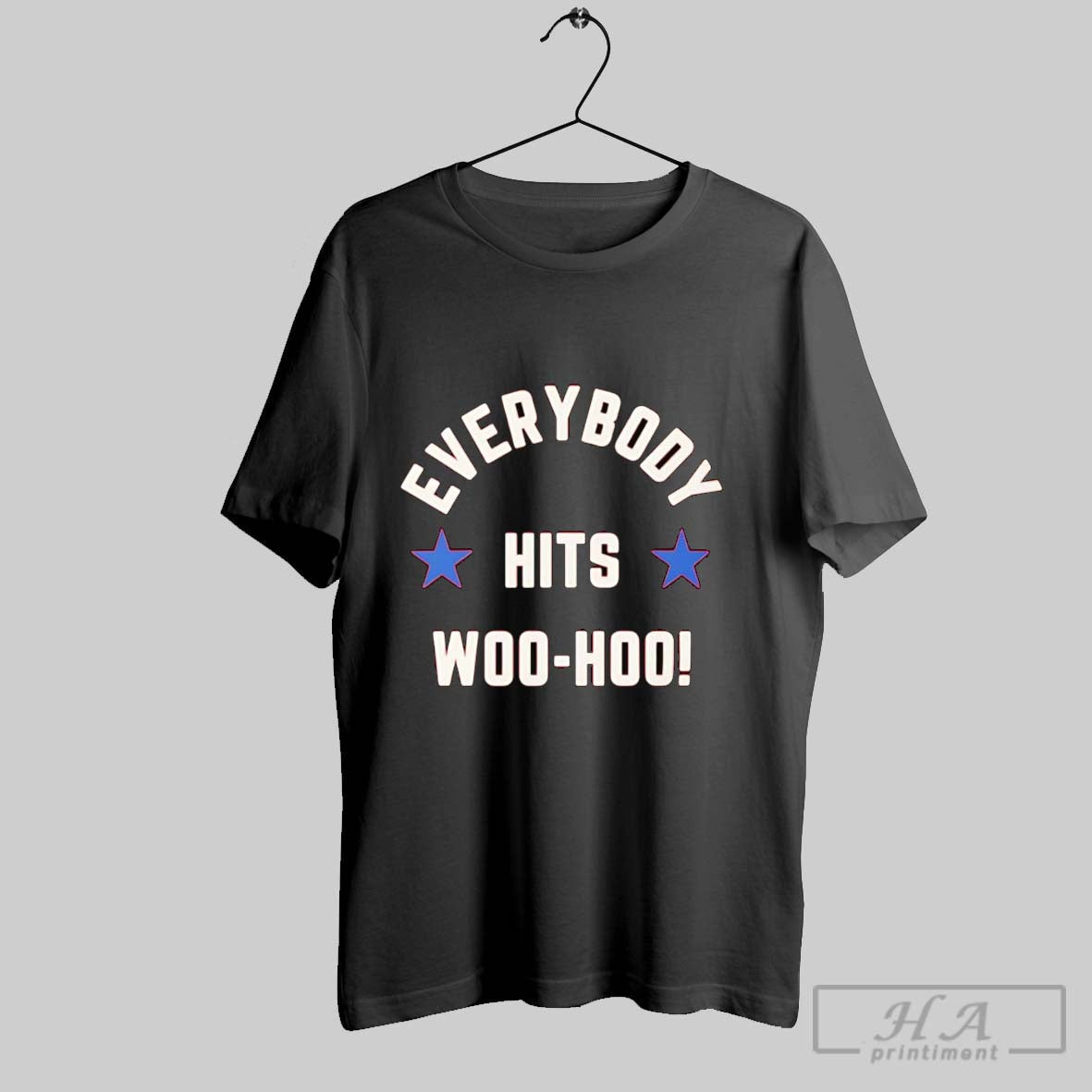 Philadelphia Phillies Everybody Hits Woo Hoo TShirt Retro Style