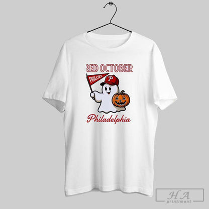 Phillies Red October Halloween Ghos Sweatshirt Designer Fashion