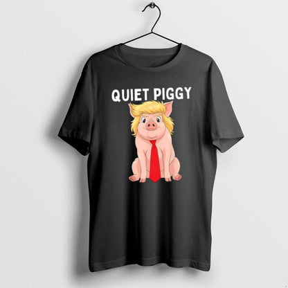 Pig Quiet Piggy Caricature Sweatshirt Retro Gift