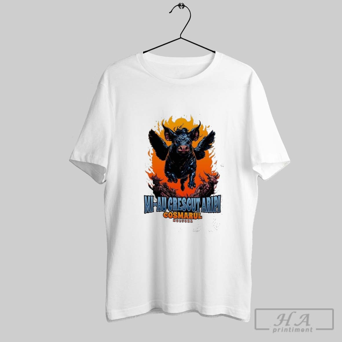 Pig Wings Mi Au Crescut Aripi Cosmarul Multora Long Sleeve Modern Gift