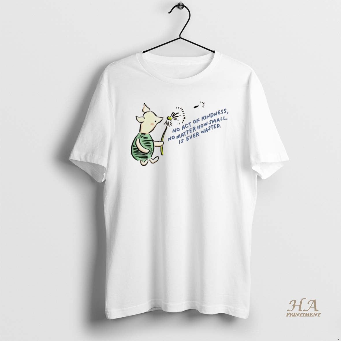 Piglet No Act Kindness No Matter How Small Is Ever Wasted Long Sleeve