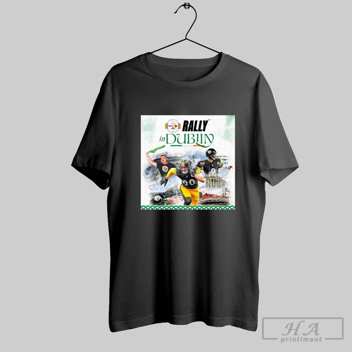 Pittsburgh Steelers Ireland Rally Dublin 2025 Sweatshirt Authentic