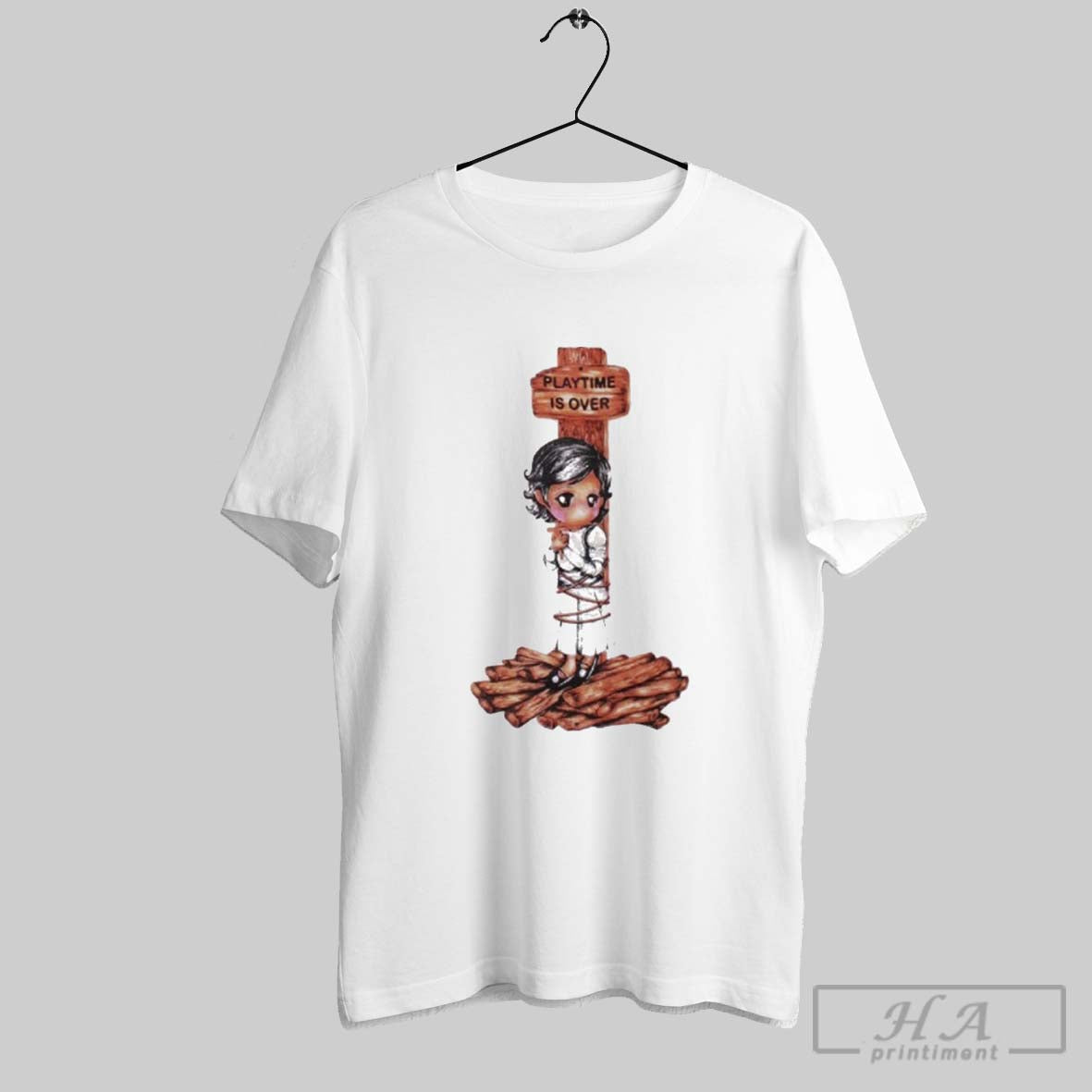 Playtime Is Over Joan Arc TShirt Unique Collection