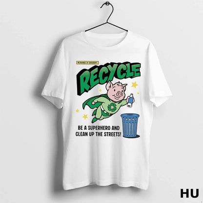 Porkopolis Meanwhile Cincinnati Be Superhero And Clean Up Streets Tee