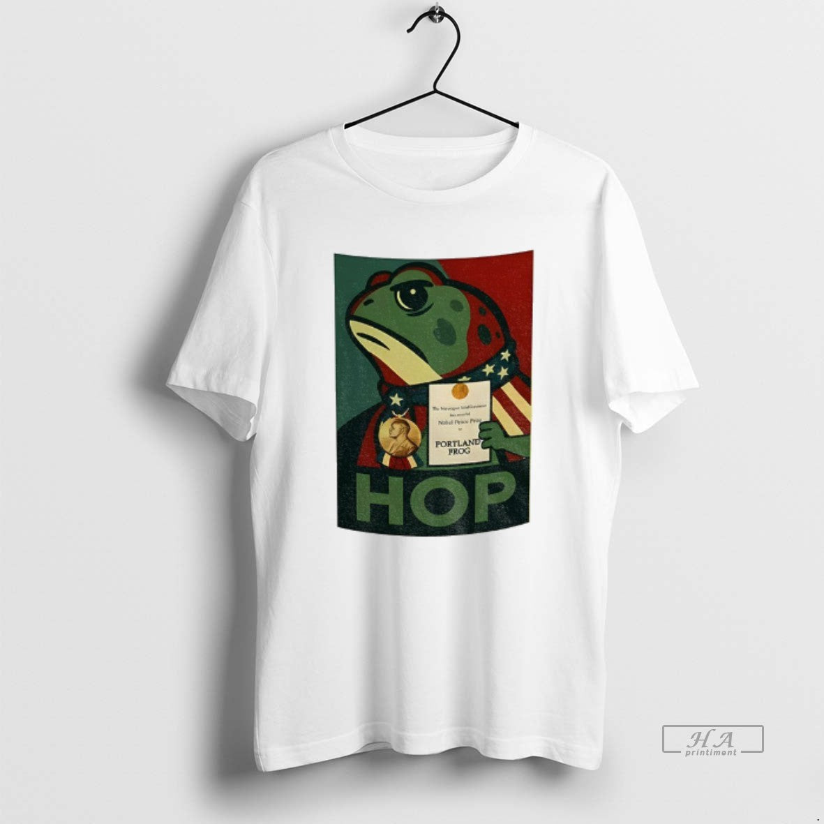 Portland Frog Hop Nobel Peace Prize Meme Shirt Unique Outfit