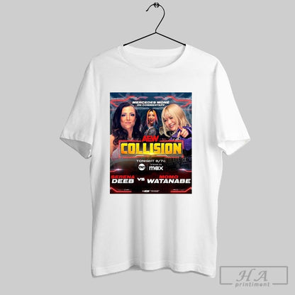 Poster Aew Collision Mercedes Mone Commentary Serena Deeb Vs Momo