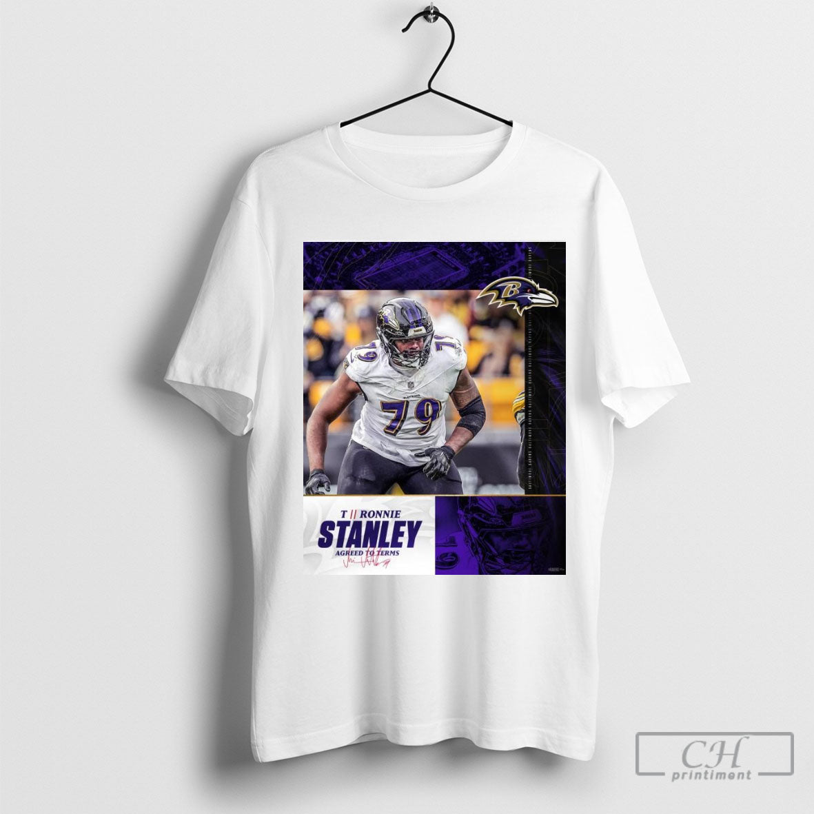 Poster Baltimore Ravens Have Agreed Ronnie Stanley Contract Extension