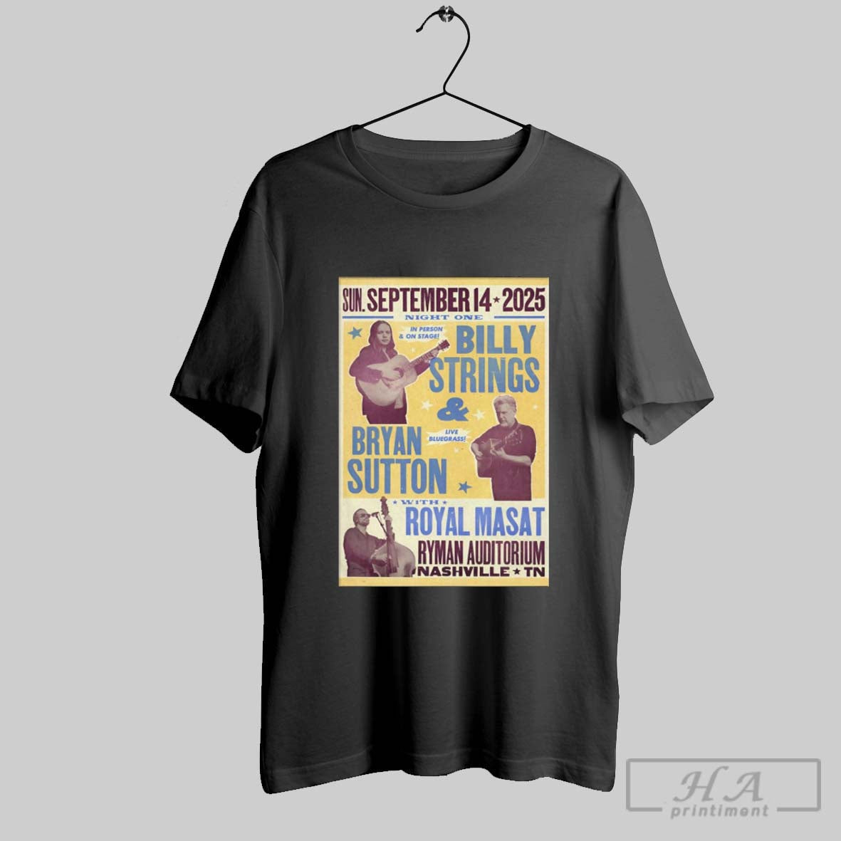 Poster Billy Strings Sunday September 14 2025 Night One Ryman