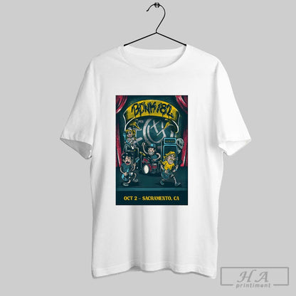 Poster Blink 182 October 2 2025 Aftershock Festival Sacramento Ca