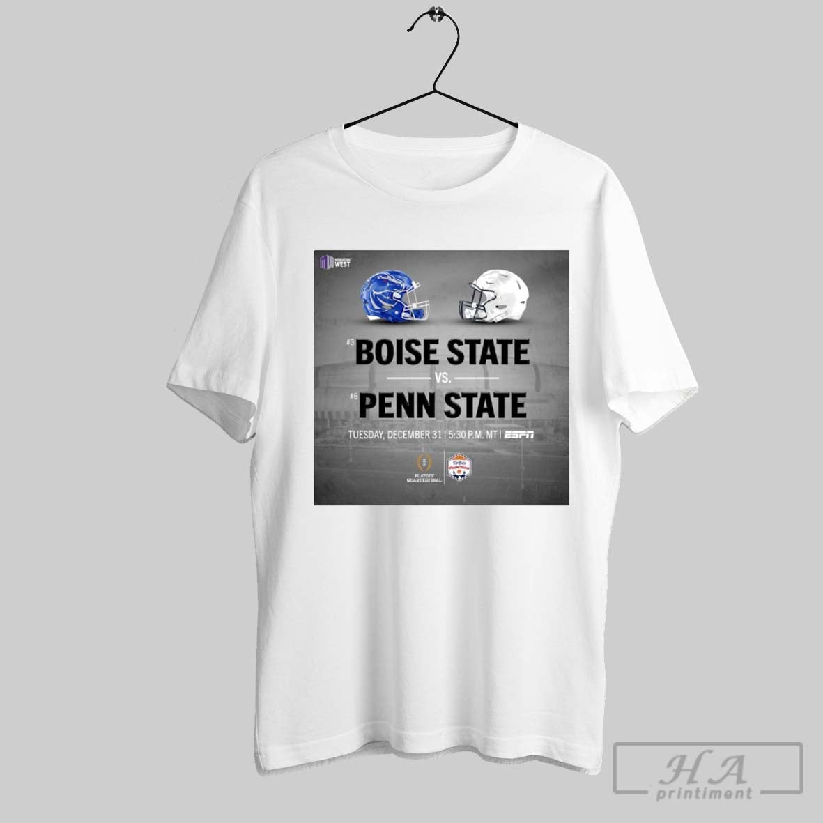 Poster Cfp Fiesta Bowl Football Penn State Nittany Lions Vs Boise