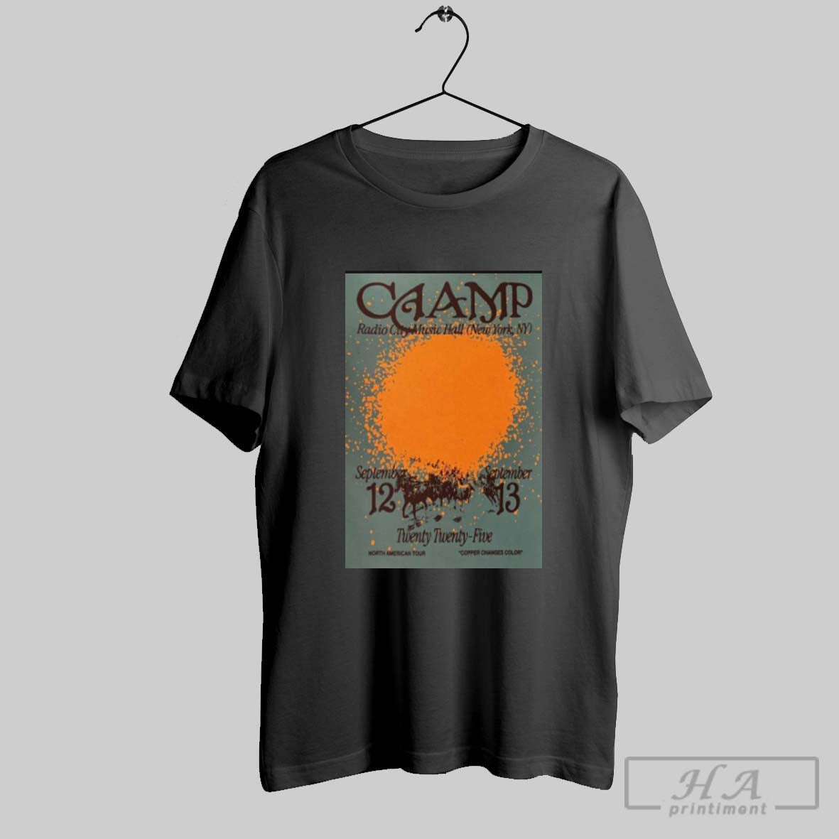 Poster Caamp North American Tour Radio City Music Hall September 12