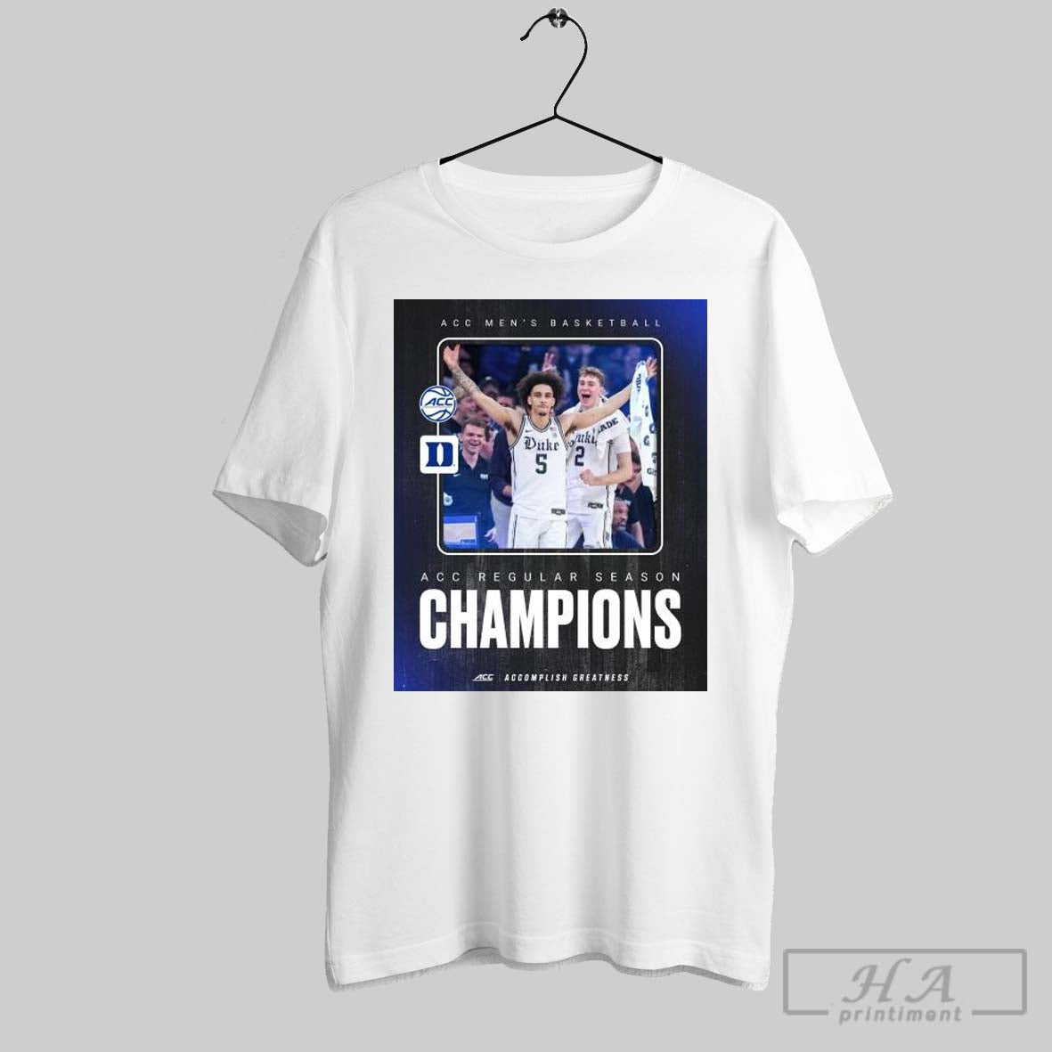 Poster Congrats To Duke Blue Devils Win Unc 2025 Acc Mens Basketball