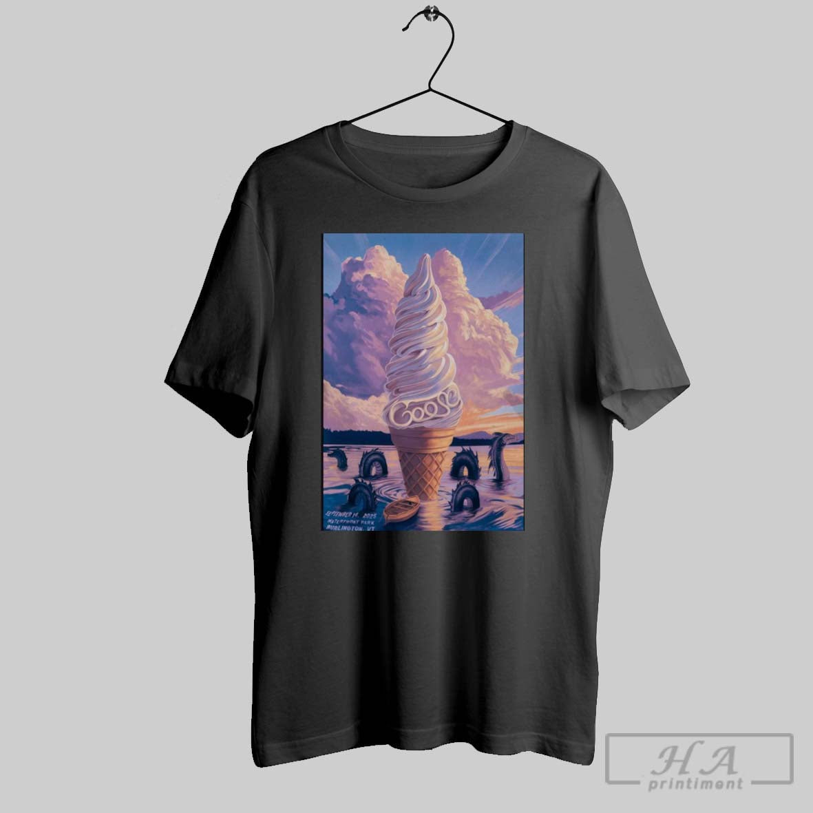 Poster Goose September 14 2025 Waterfront Park Burlington Vt TShirt