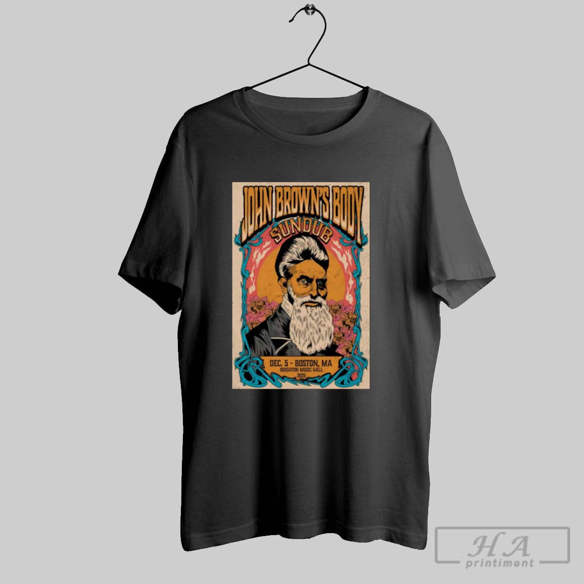 Poster John Browns Body December 5 2025 Brighton Music Hall Boston Ma
