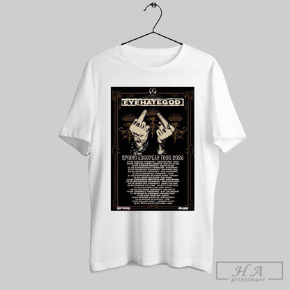 Poster Maximum Torque Agency Eyehategod Spring European Tour 2025