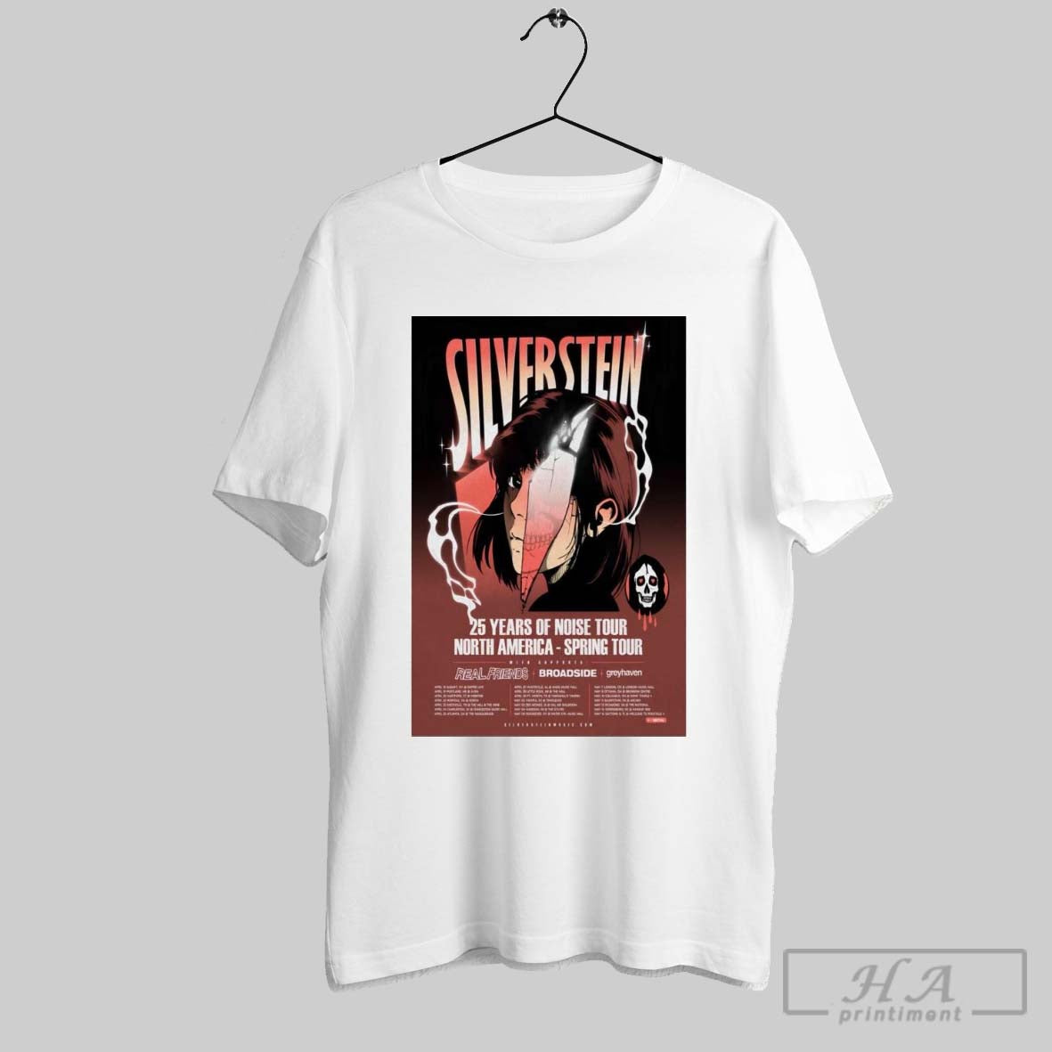 Poster Silverstein 25 Years Noise Tour North American Spring Tour