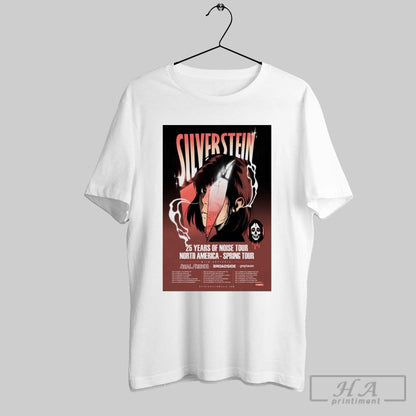Poster Silverstein 25 Years Noise Tour North American Spring Tour