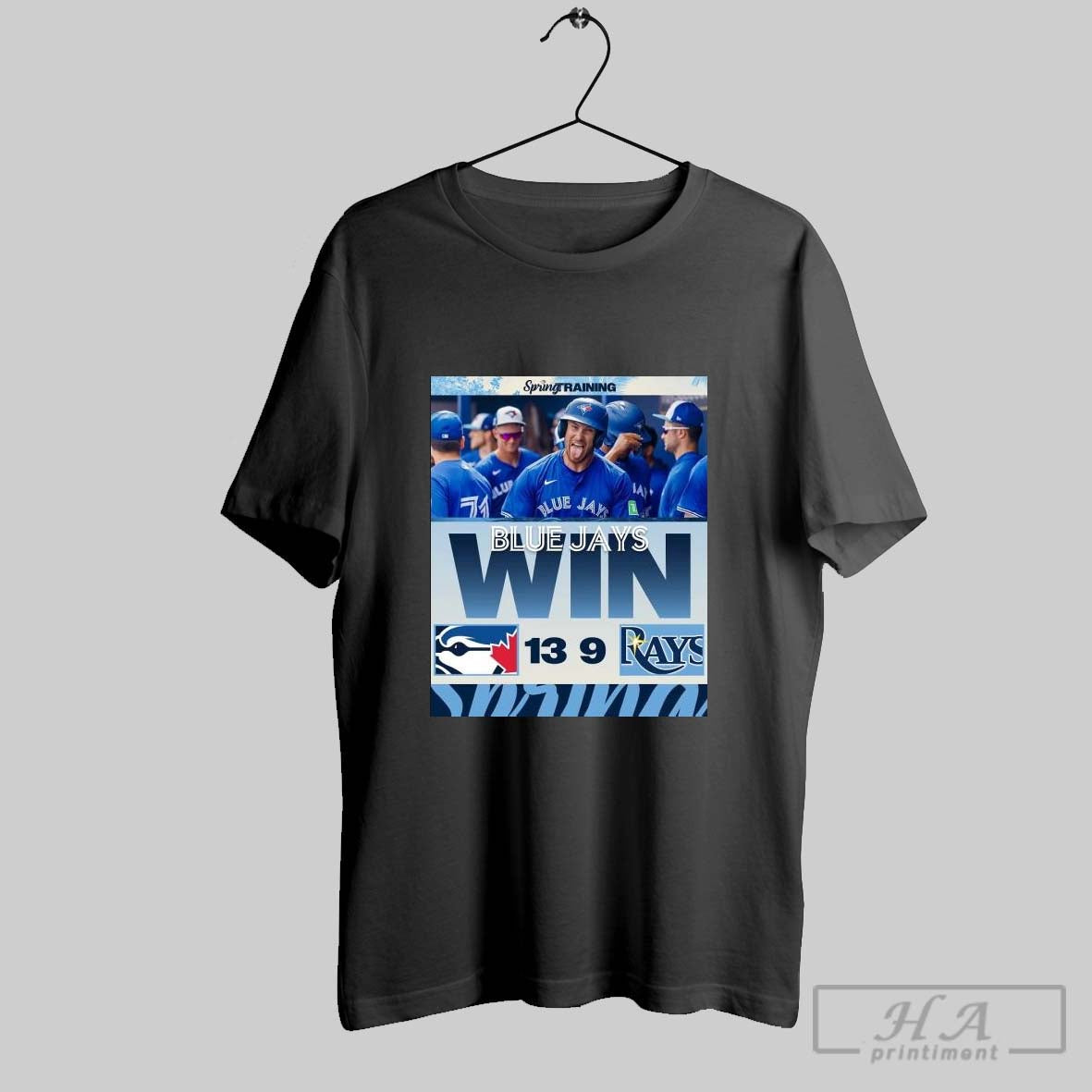 Poster Toronto Blue Jays Baseball Win 13 9 Tampa Bay Rays Final Score