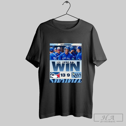 Poster Toronto Blue Jays Baseball Win 13 9 Tampa Bay Rays Final Score