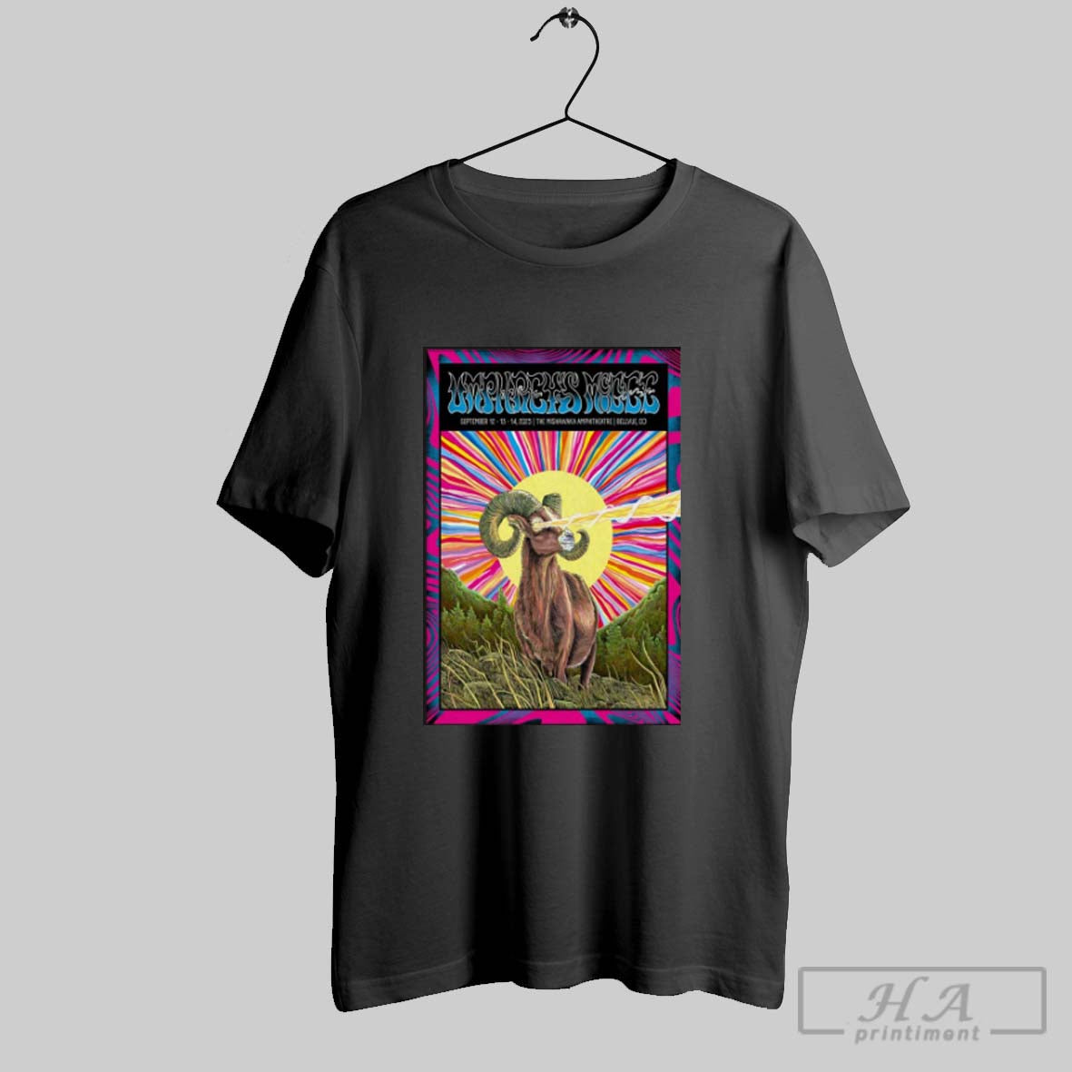 Poster Umphreys Mcgee September 12 13 2025 Mishawaka Amphitheatre