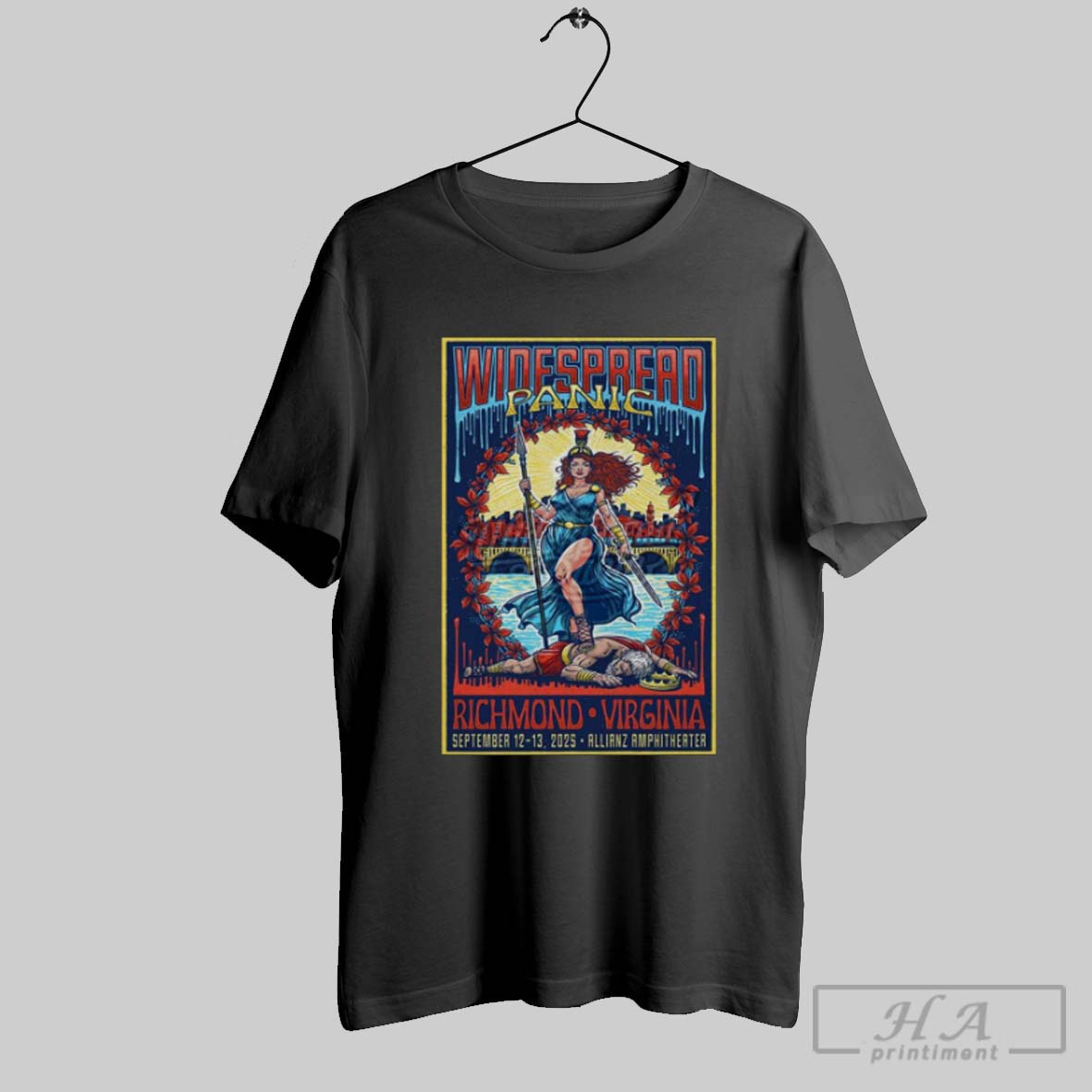 Poster Widespread Panic Richmond Va Allianz Amphitheater September 12