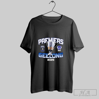 Premiers Geelong 2025 Champions Tee Premium Design